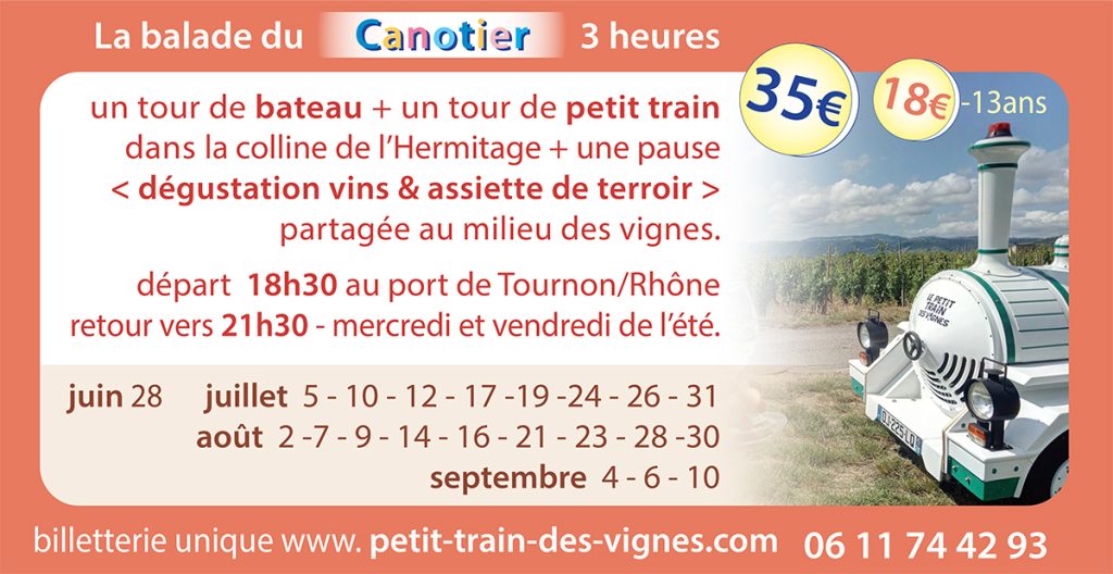 sunset tour tournon sur rhone